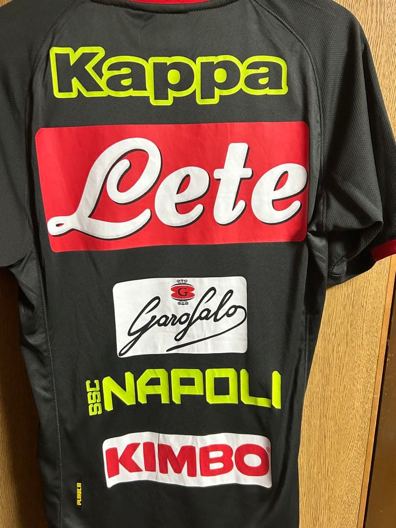 ナポリ Kappa サッカーウェア Mサイズ 黒