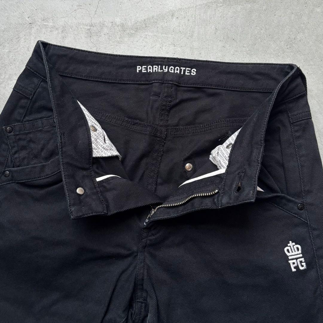 PEARLY GATES パーリーゲイツ ストレッチロングパンツ ブラック 1
