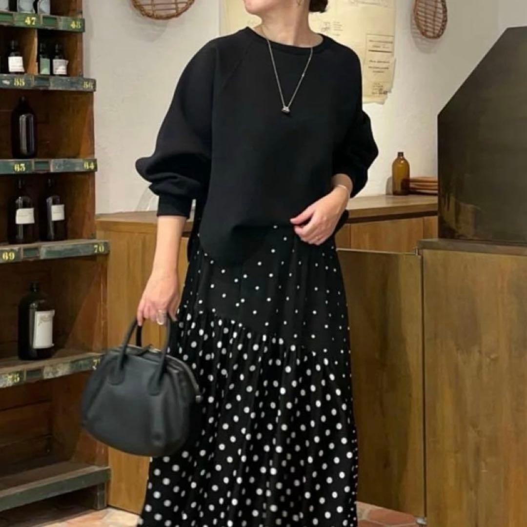 ビアズリー★ ダンボールサークルプルオーバー　ブラック