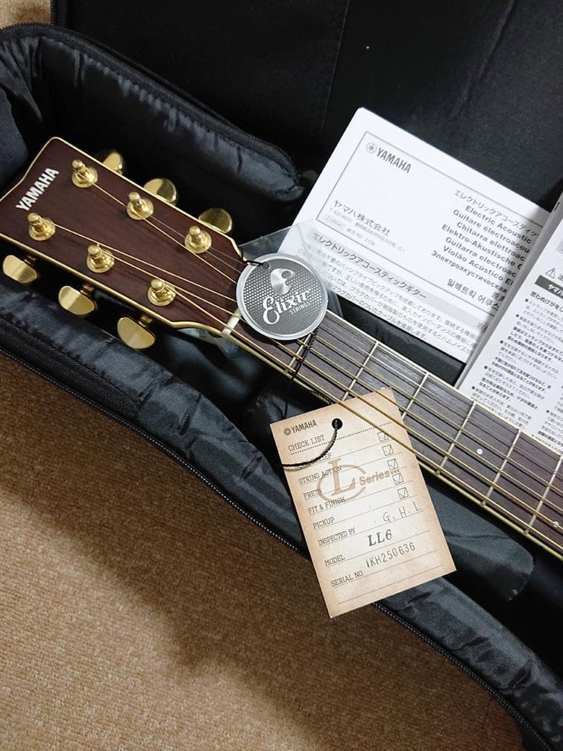 ★美品Yamaha / LL6 ARE エレアコNatural購入後1年チョイ★