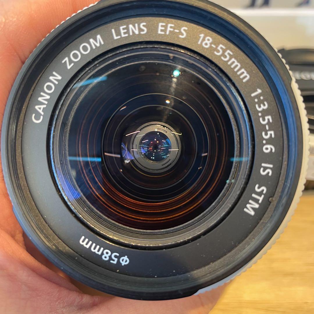 【美品】【中古】Canon EOS Kiss X7 ダブルレンズキット ホワイト