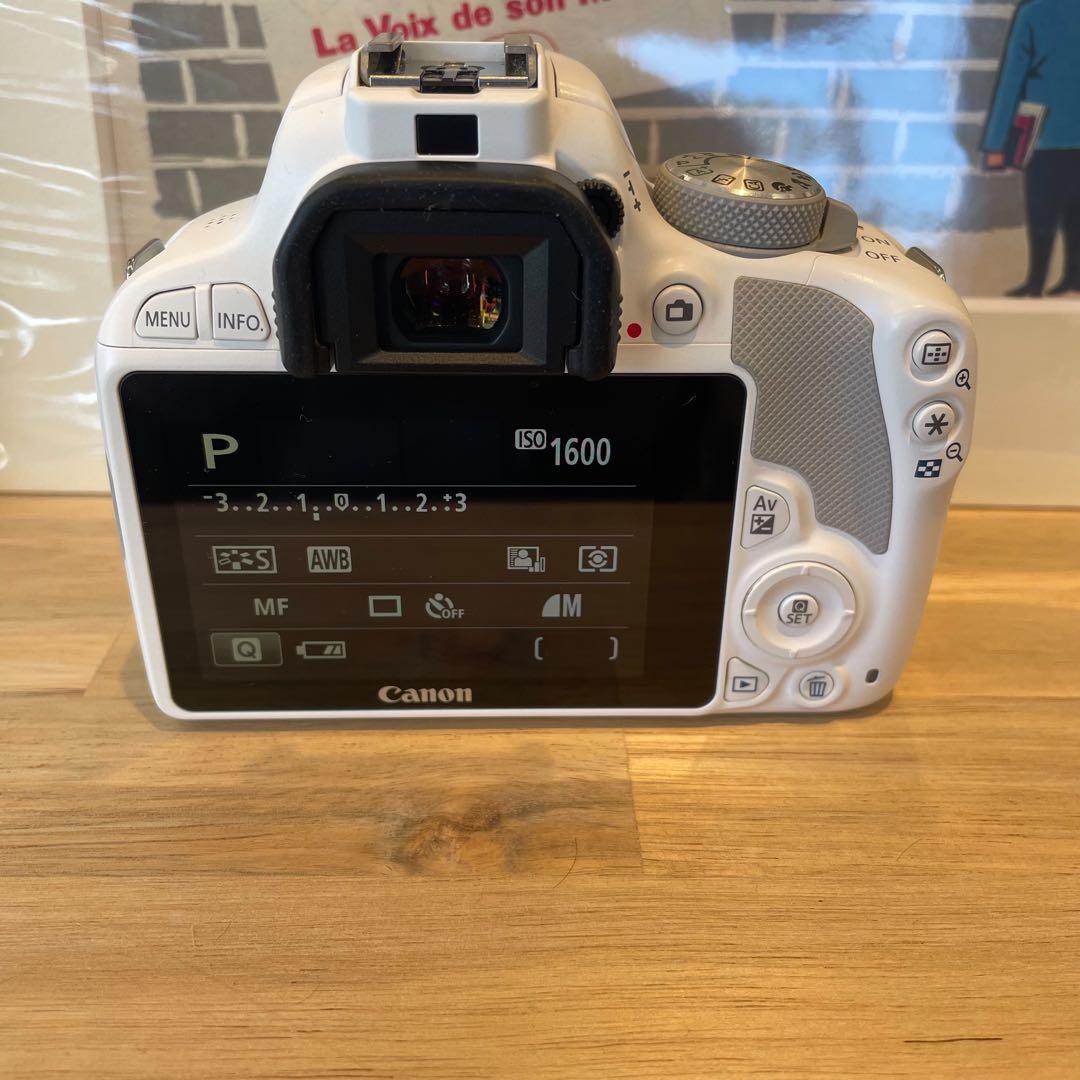 【美品】【中古】Canon EOS Kiss X7 ダブルレンズキット ホワイト