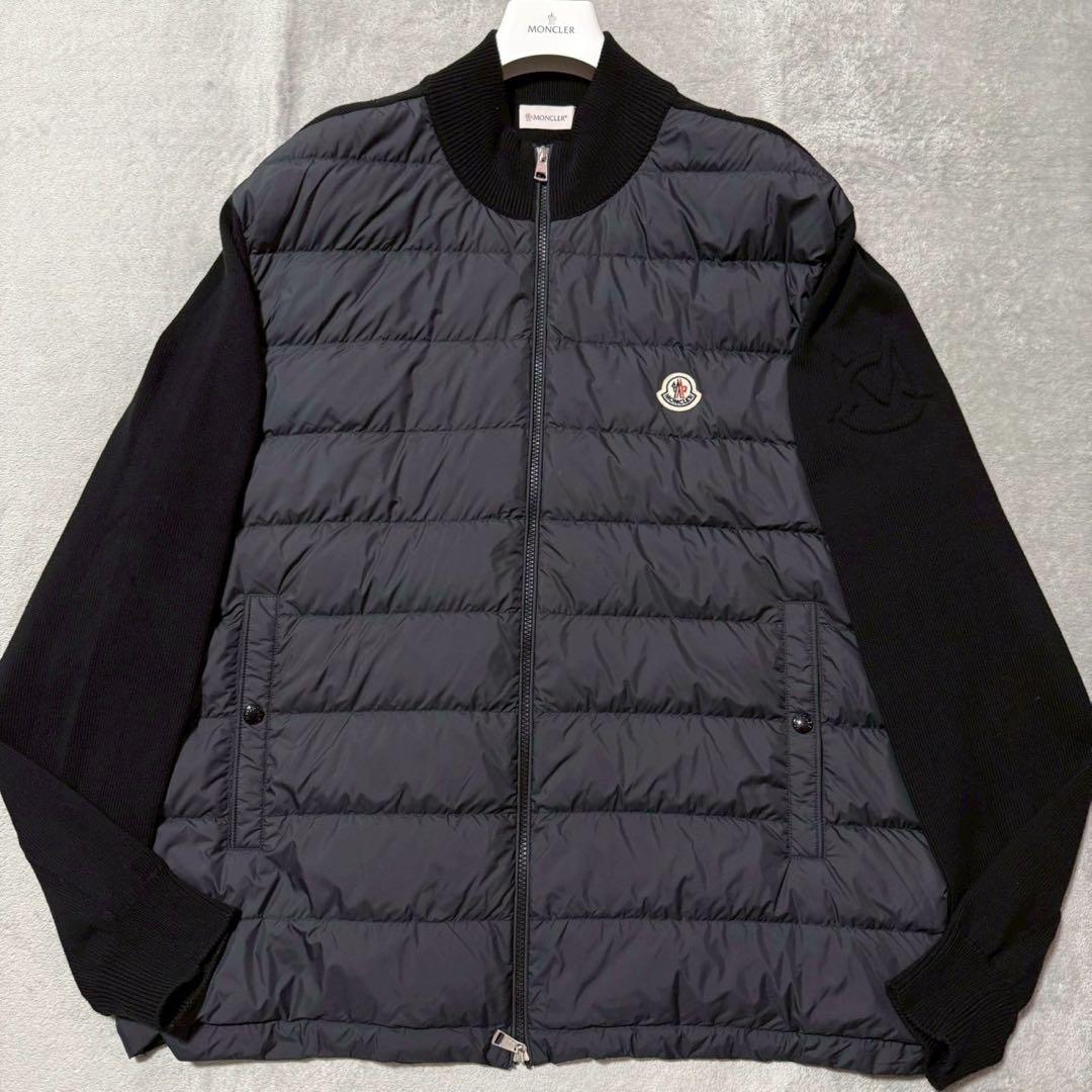 MONCLER モンクレール カーディガン ダウンジャケット 4XL ブラック