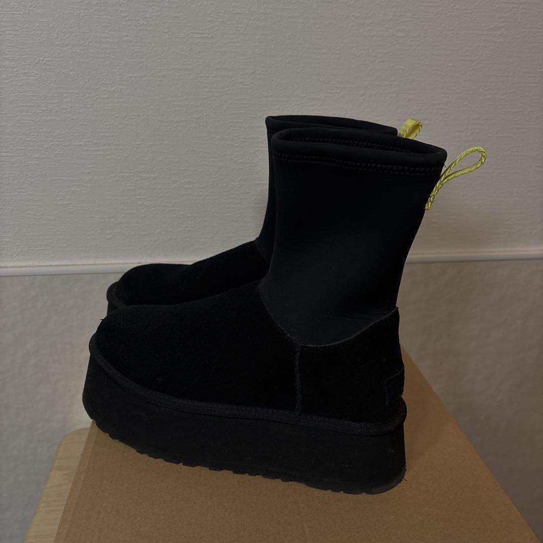 UGG ブラック ブーツ　CLASSIC DIPPER ムートン　ロング