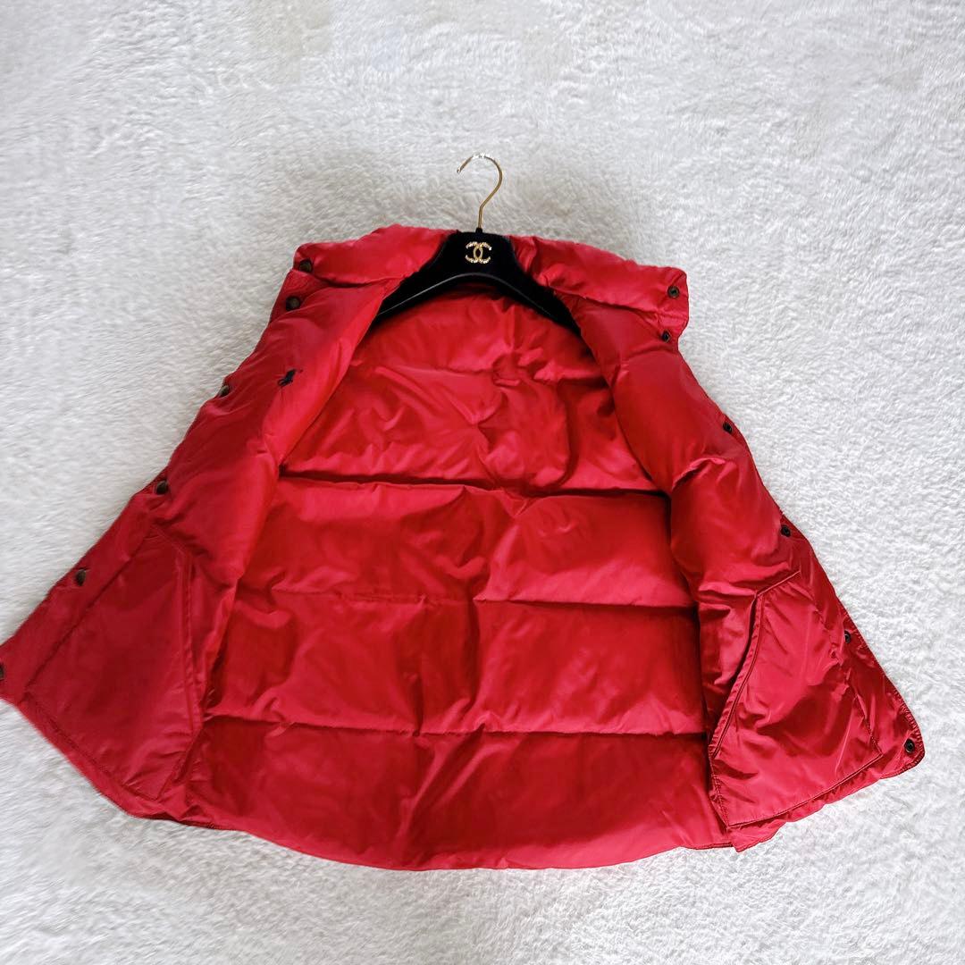 【ポロラルフローレン】ダウンベスト リバーシブル Mサイズ ネイビー レッド