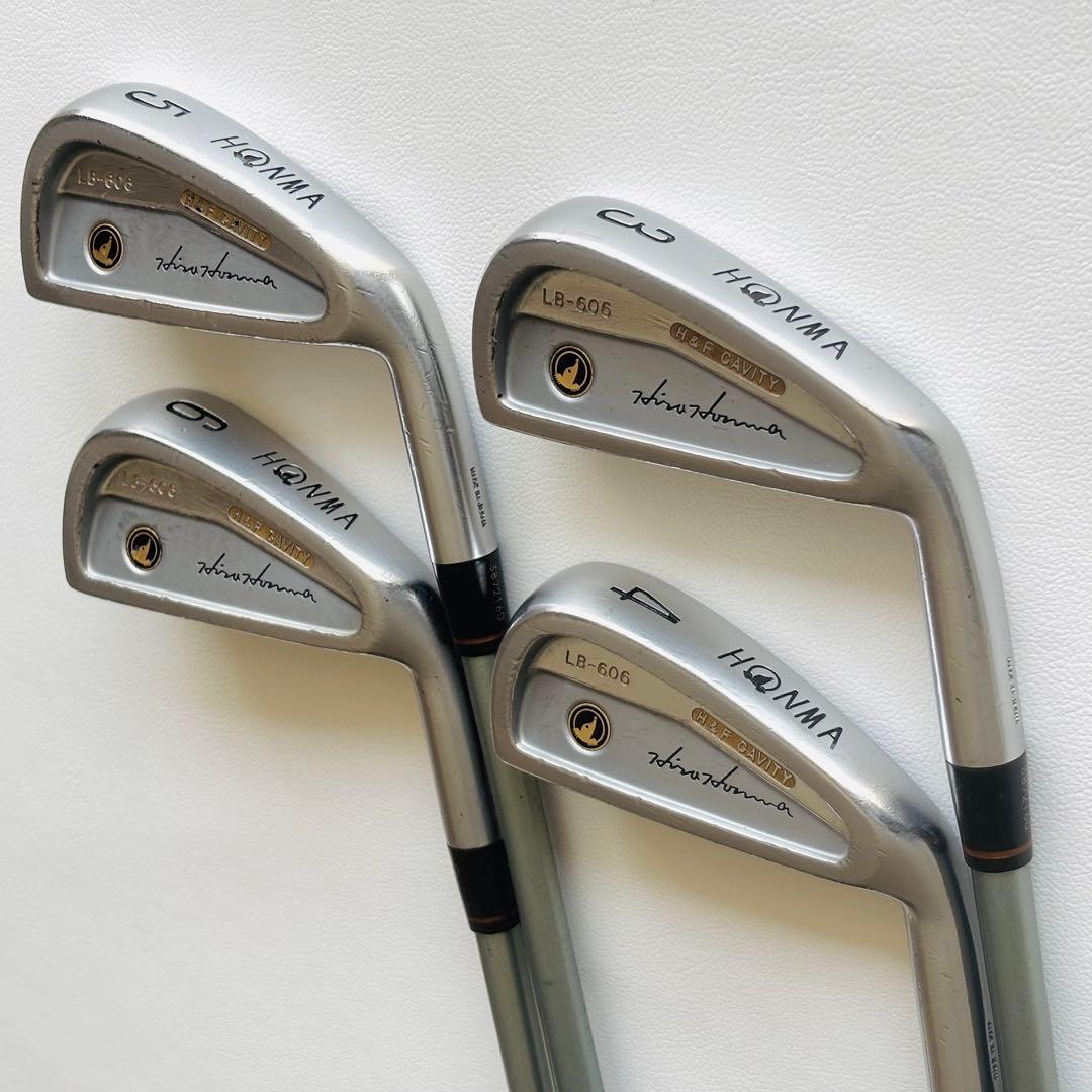 ホンマ LB606 H&FアイアンセットT-800 BORON M50ビンテージ