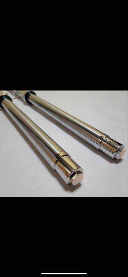 最終値下ゼファー400フロントフォークOH後未使用品/新品インナーチューブ39π