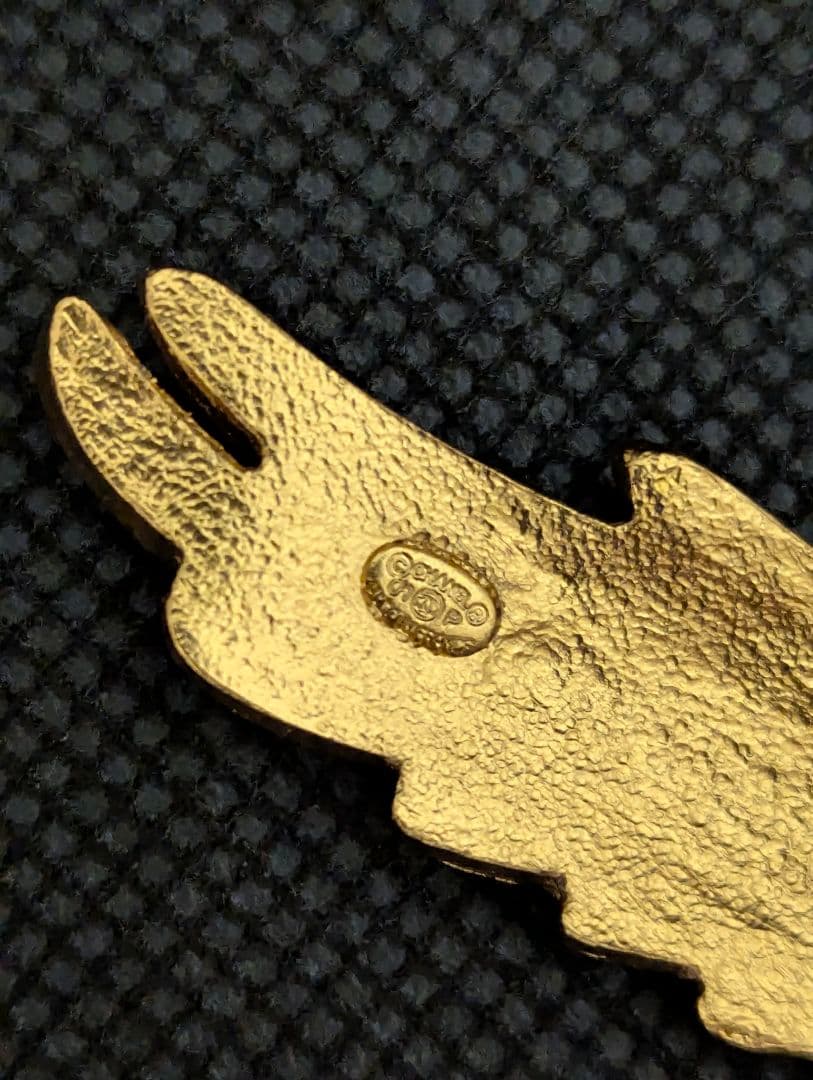 【Ye】CHANEL シャネル　ココマーク 　イーグル 　ブローチ