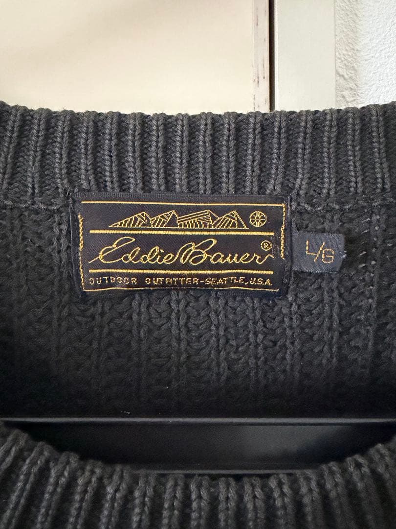 エディバウアー　黒タグ　ニット　80s-90s ウール