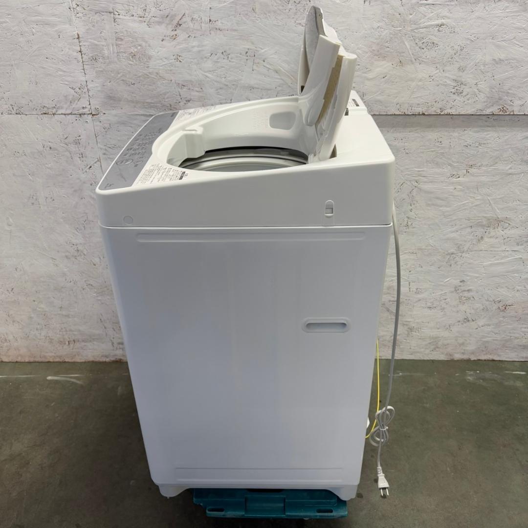 東芝 全自動洗濯機 5.0㎏ AW-5G6 風乾燥付き 2018年 N0665