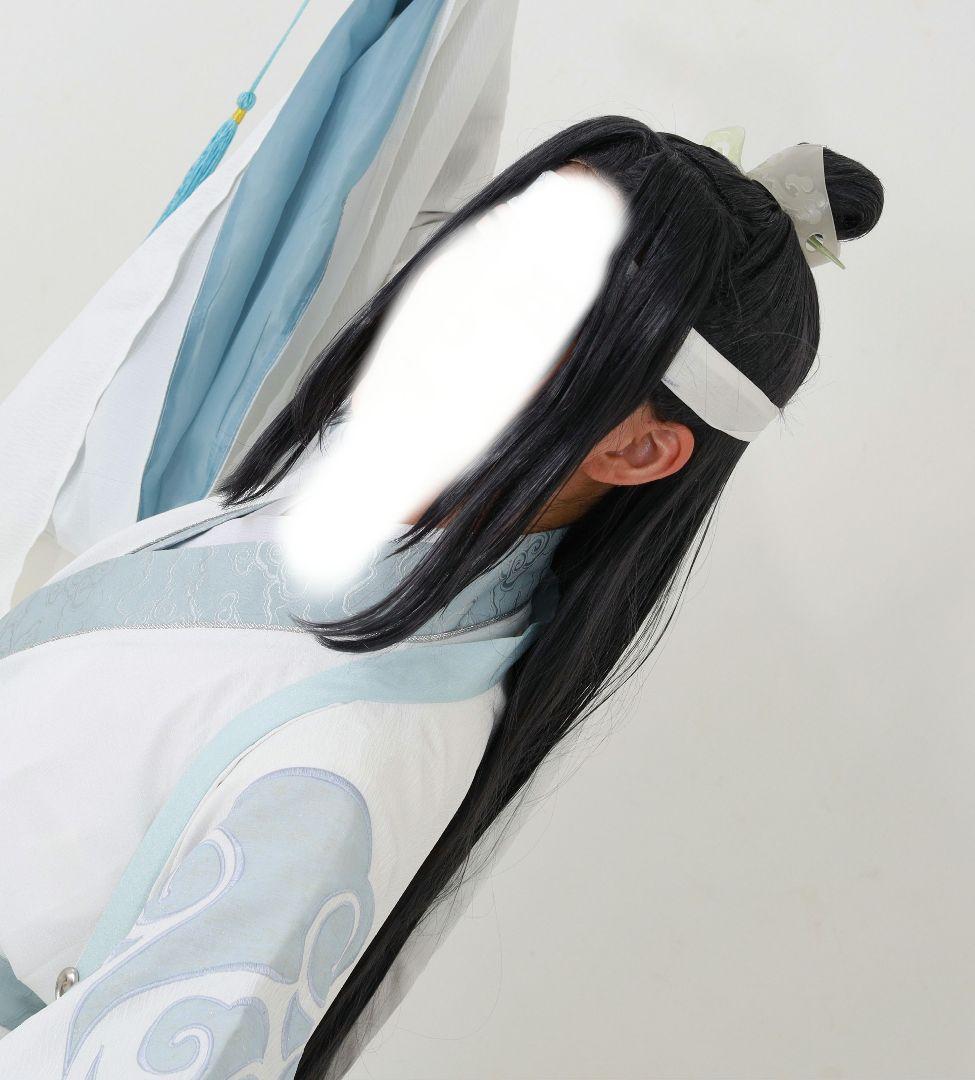 魔道祖師　MDZS　藍忘機　藍湛　少年　衣装　セット済　ウィッグ　コスプレ