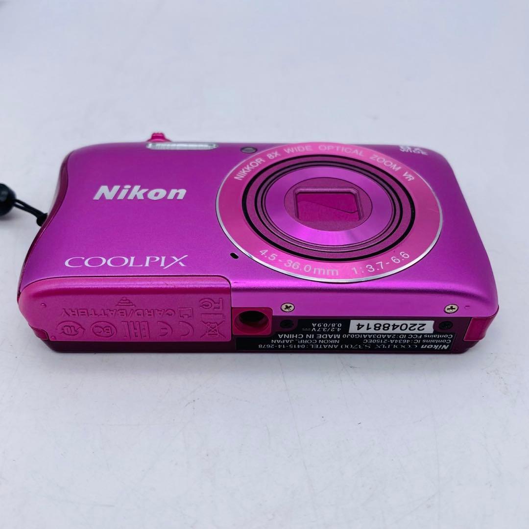 ★【美品動作確認済み】Nikon COOLPIX S3700