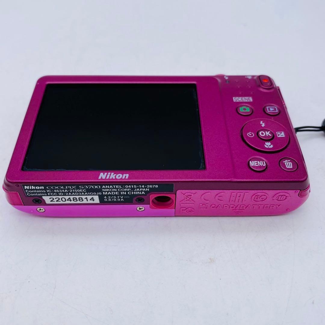 ★【美品動作確認済み】Nikon COOLPIX S3700