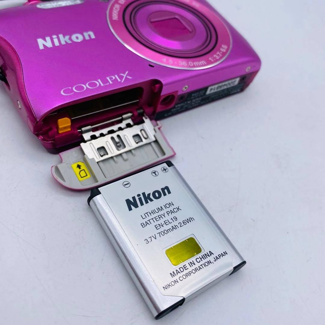 ★【美品動作確認済み】Nikon COOLPIX S3700