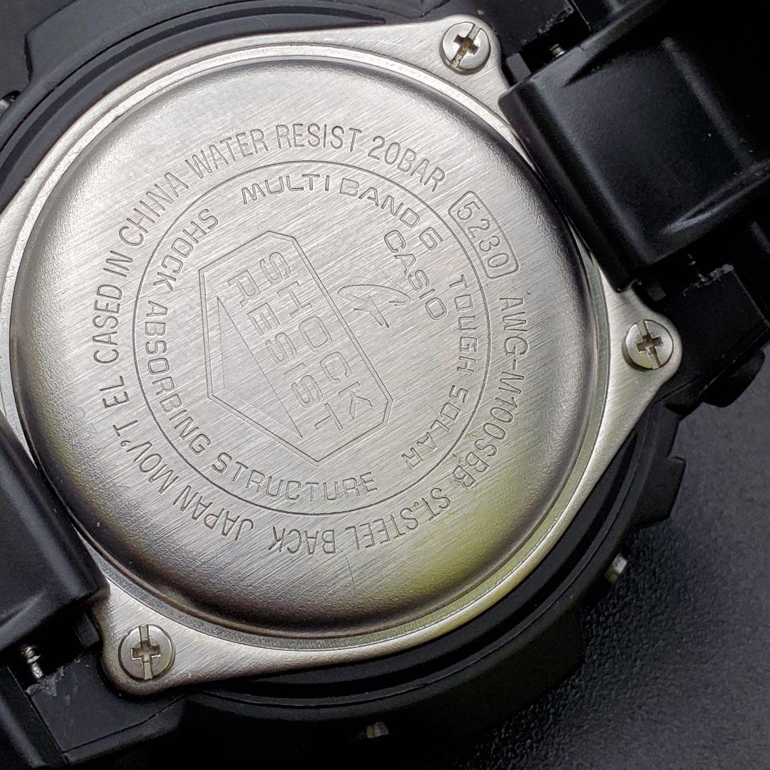 稼働品 G-SHOCK カシオ タフソーラー 電波 黒 メンズ