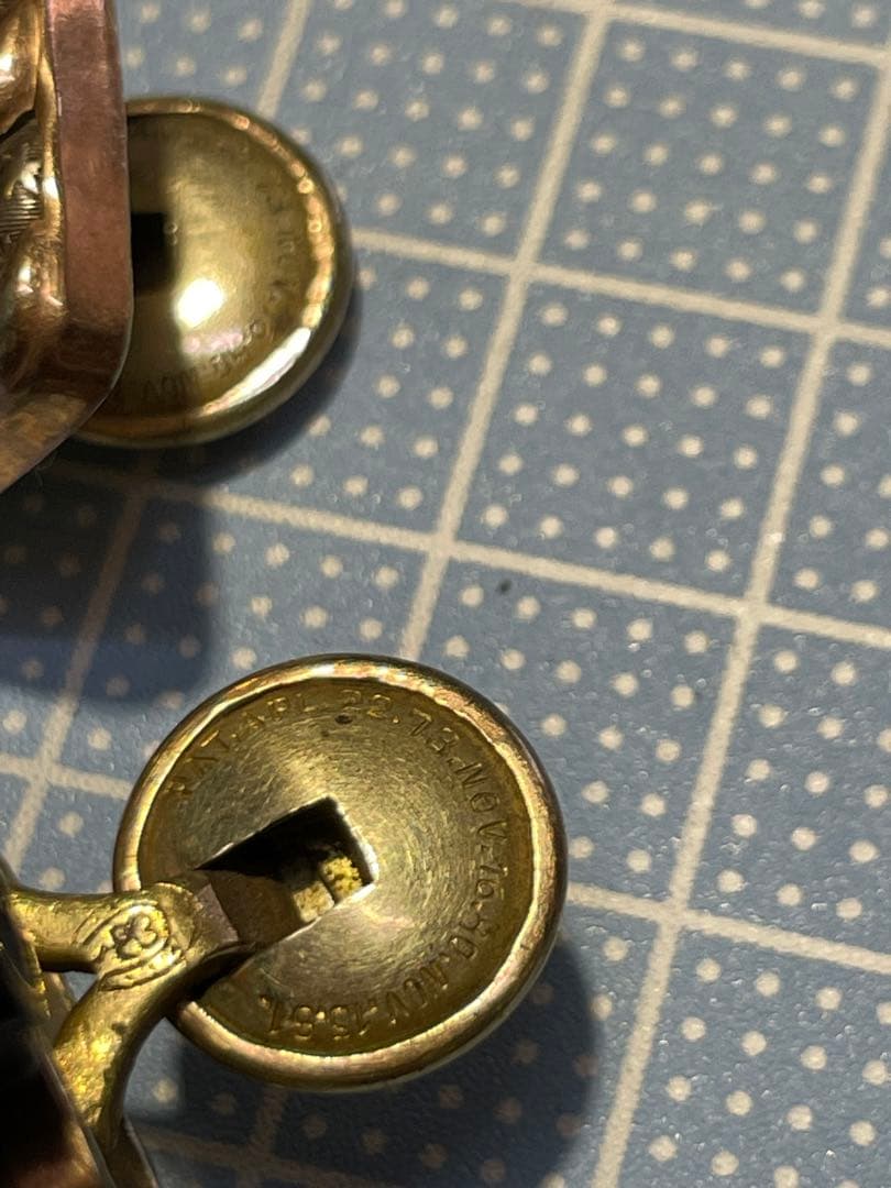 ヴィンテージ　カフス【m417 アンティーク　骨董　蚤の市　ホースシュー　レア】