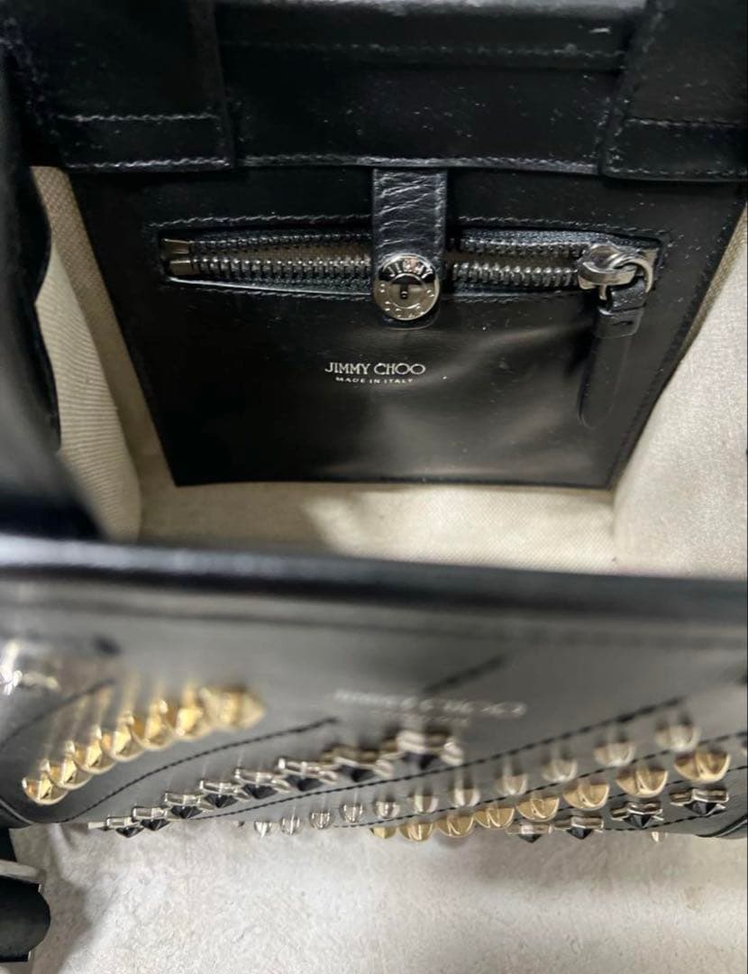 【美品】JIMMY CHOO ミニトートバッグ