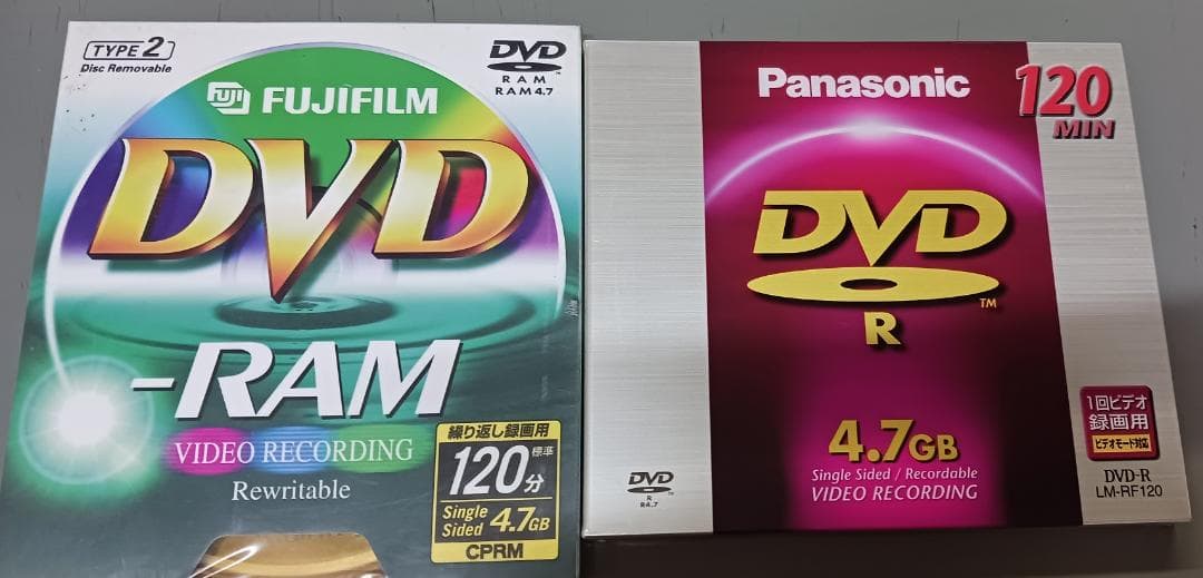 富士通（DVD-RAM）240分　19枚　　　他 計21枚　　新品