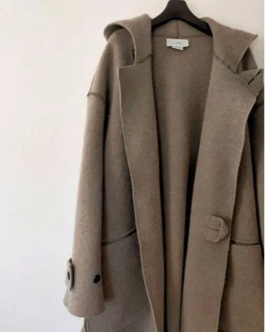 ジャケット・アウター YOKE 7G Milano Rib Hooded Coat