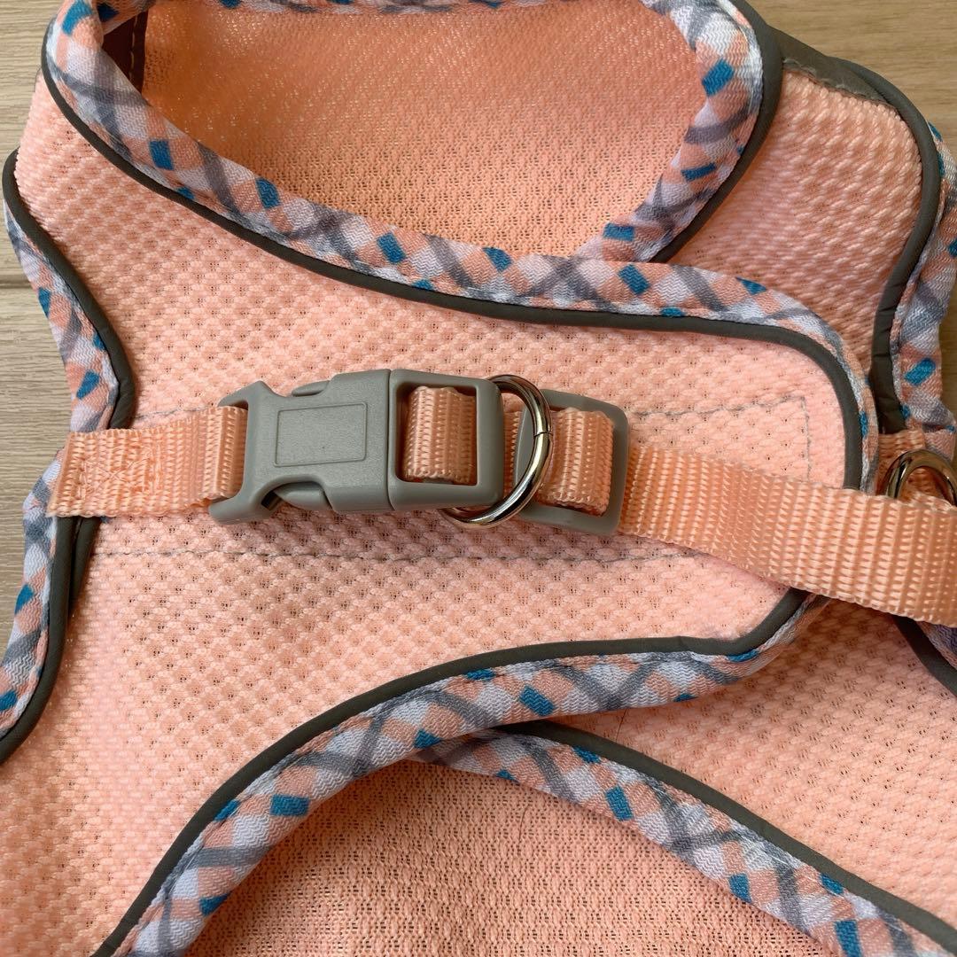 小型犬用 ハーネス リード セット ピンク ベストタイプ 新品 未使用