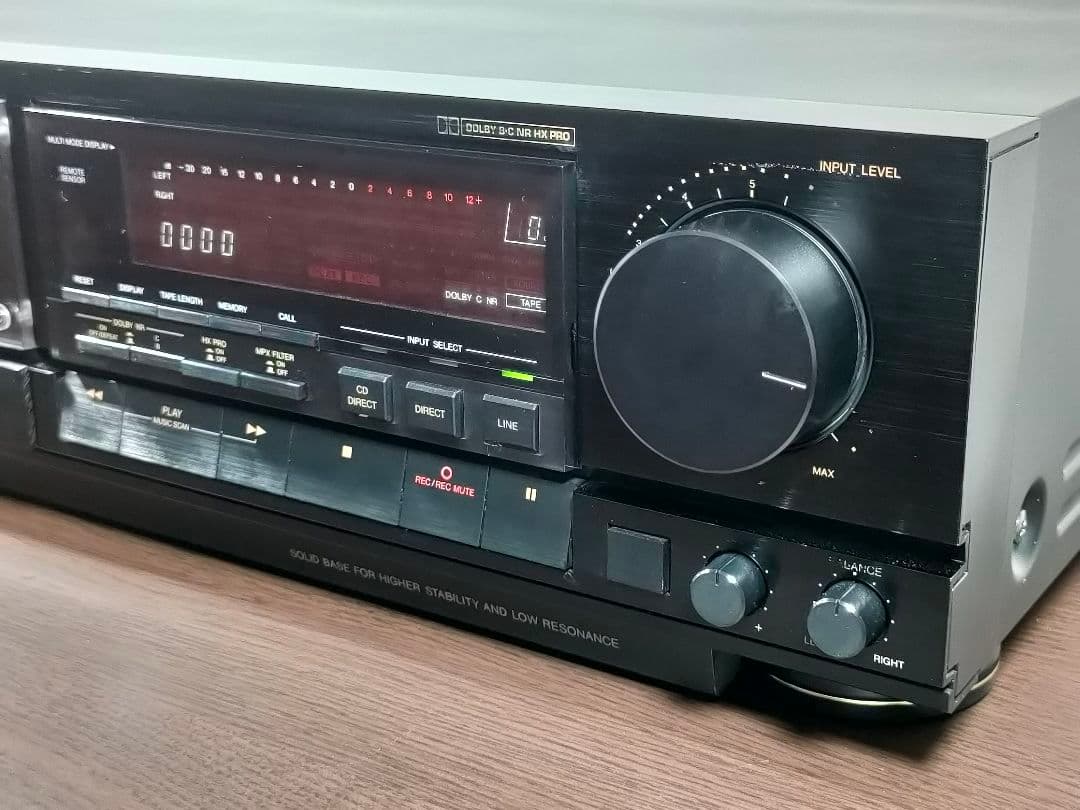 ビクター TD-V711 ３ヘッドカセットデッキ【録音再生良好】③