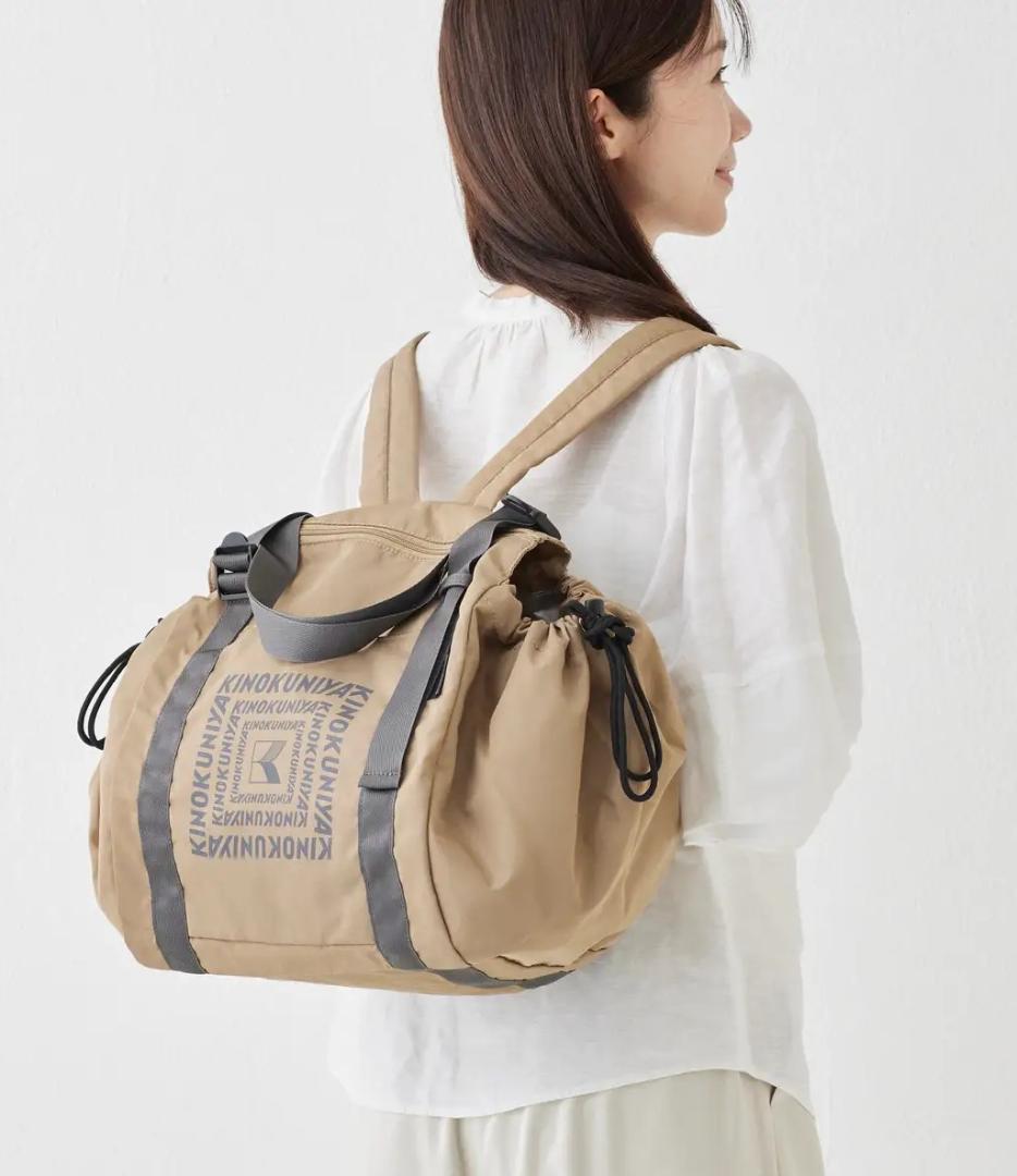 新品　紀ノ国屋×フェリシモ保冷付レジカゴリュック＆紀ノ国屋ミニミニバッグおまけ付