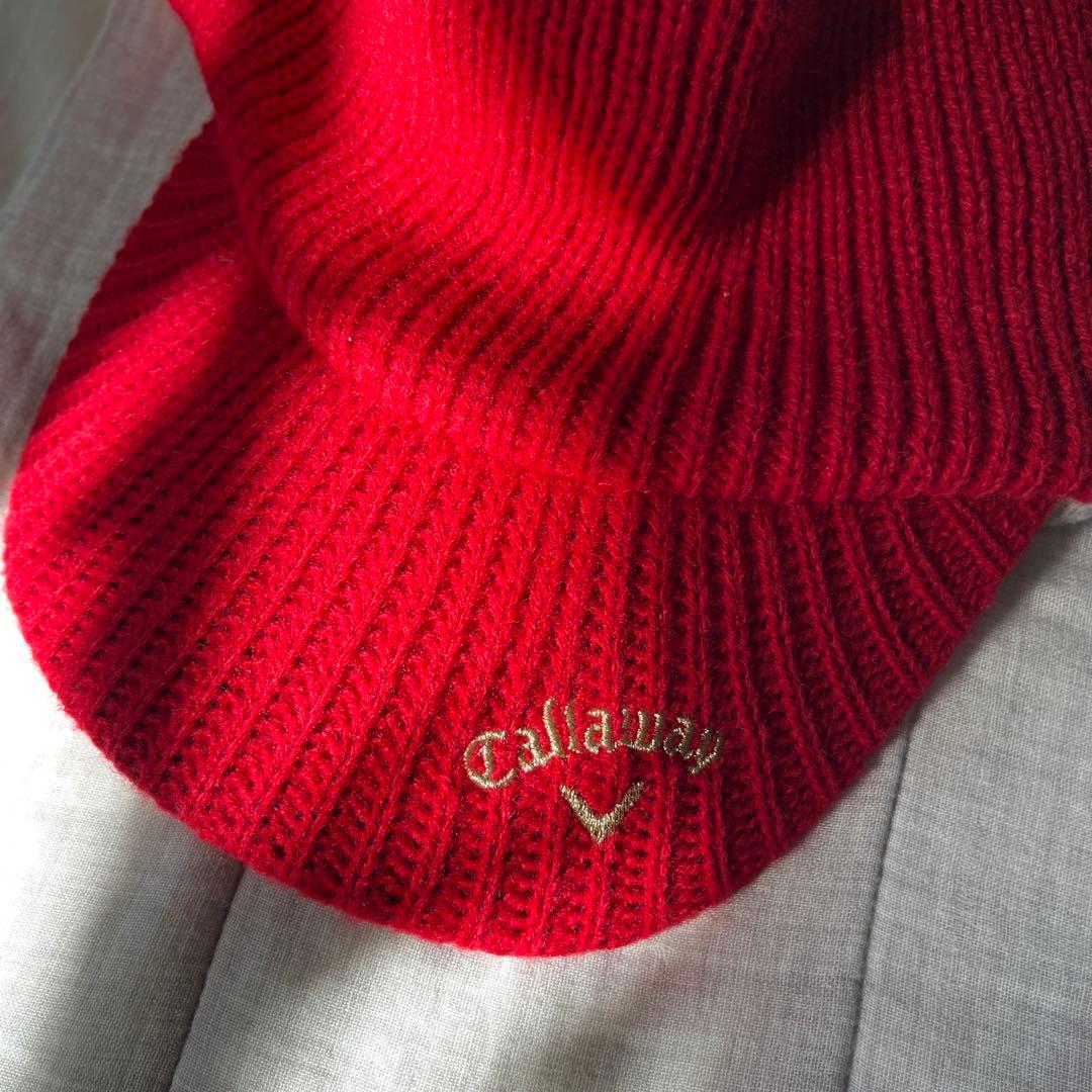 メルセデス・ベンツ キャロウェイ　ネックウォーマー付きニット帽