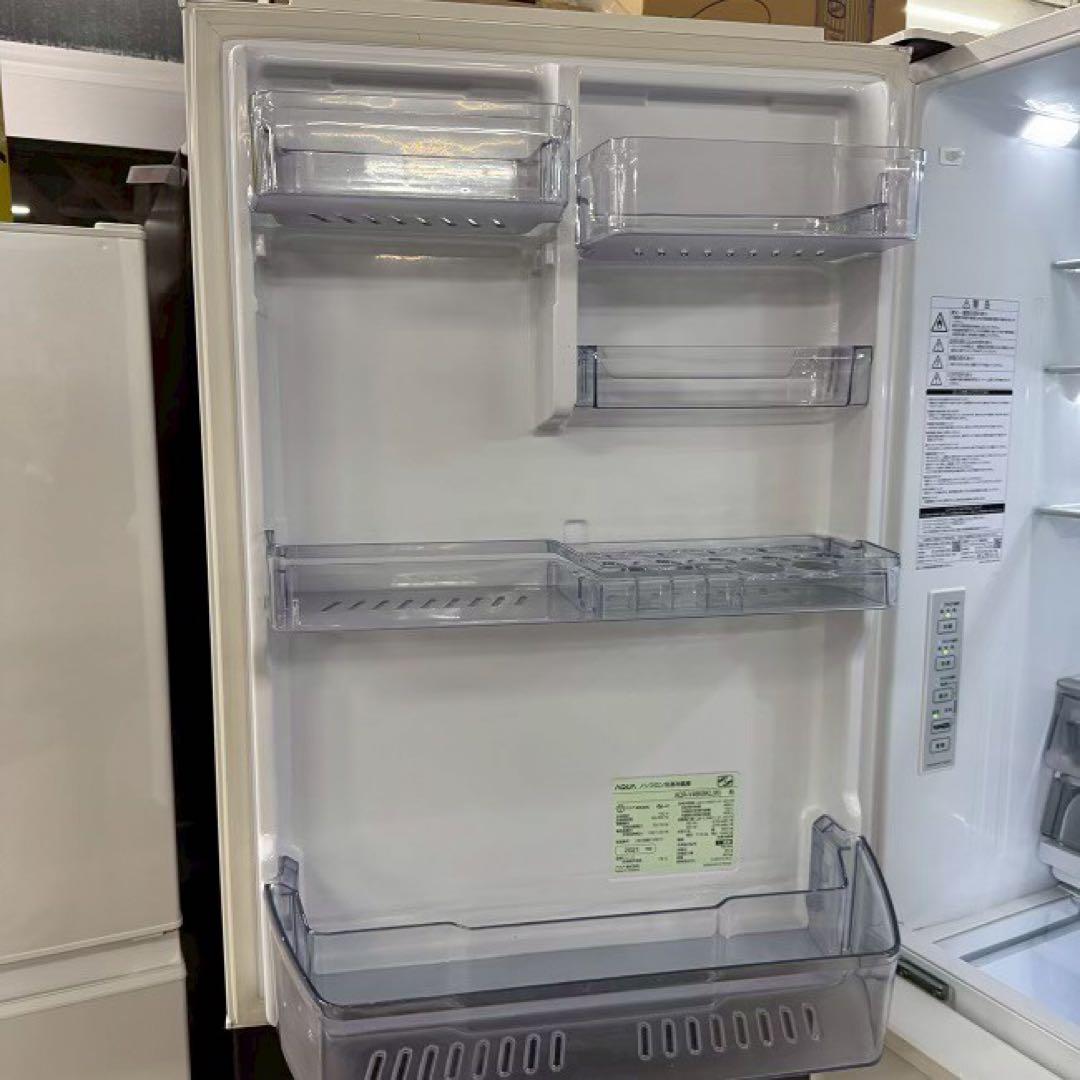 東京23区配送無料　冷蔵庫　アクア　458L 幅60cm 自動製氷機能付き　美品