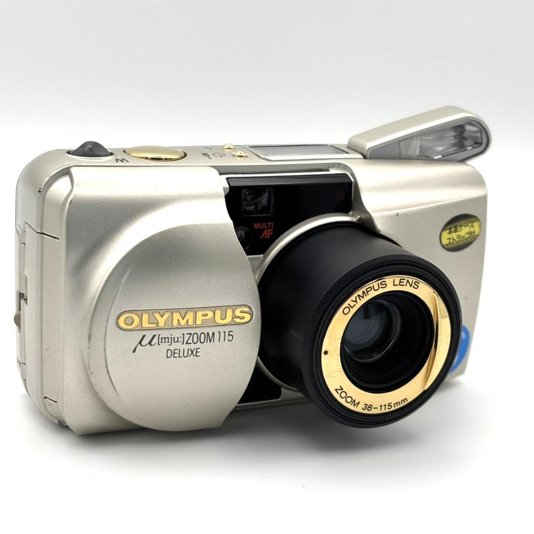 【美品 ケース付】OLYMPUS μ [mju] ZOOM 115 DELUXE