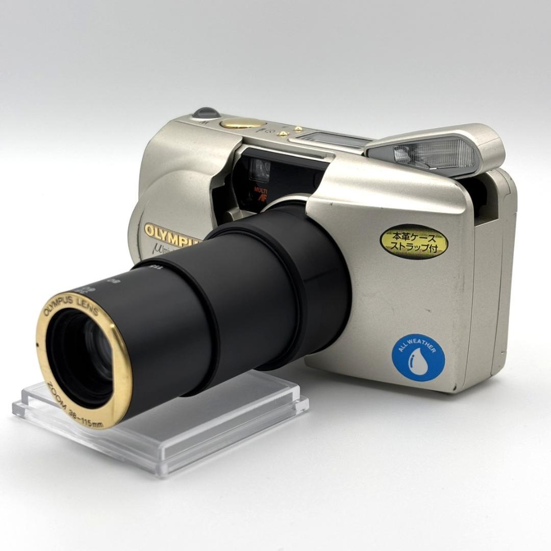 【美品 ケース付】OLYMPUS μ [mju] ZOOM 115 DELUXE