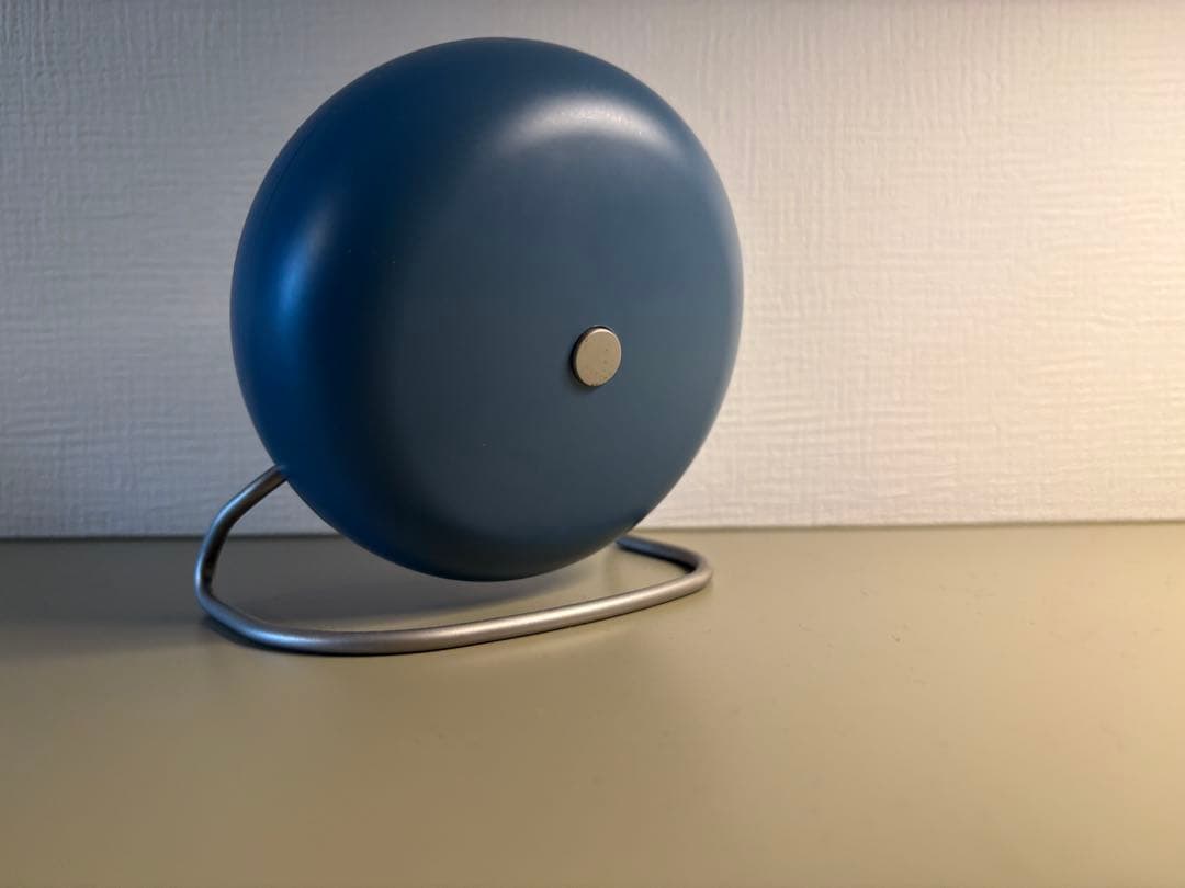 ヤコブセンの置き時計　ブルー