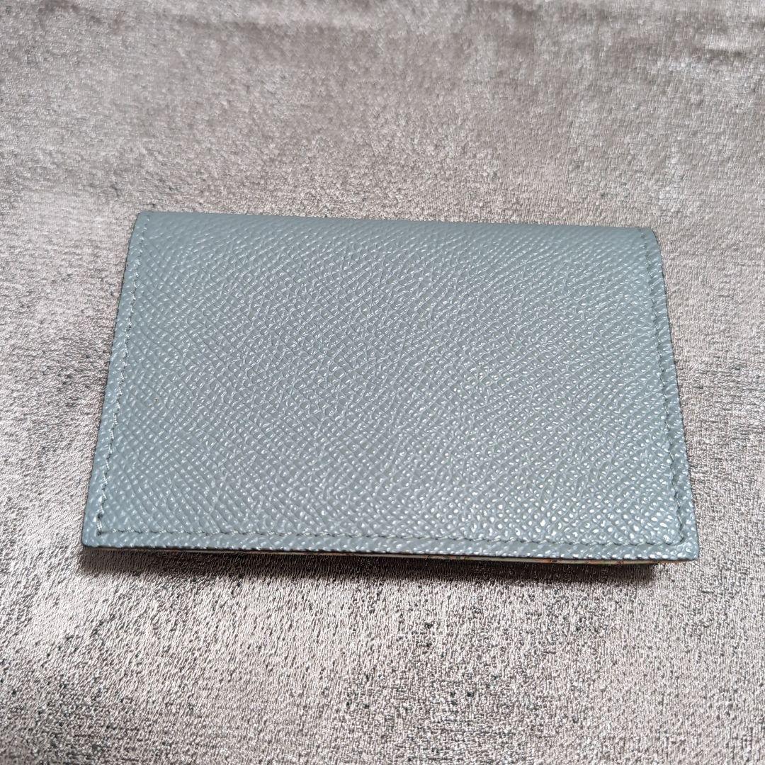 *ETRO*エトロ カードケース 名刺入れ ペイズリー グレー 水色 箱あり