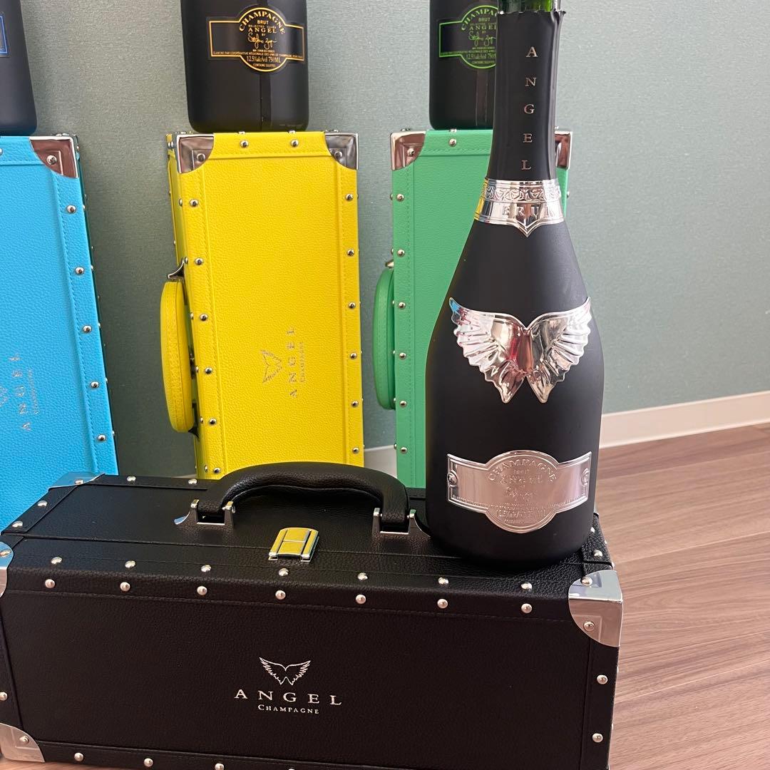 エンジェル シャンパン セット ボトルケース 空き瓶 7本セット