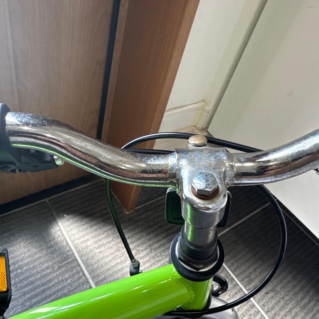 へんしんバイク　黄緑　３－６歳