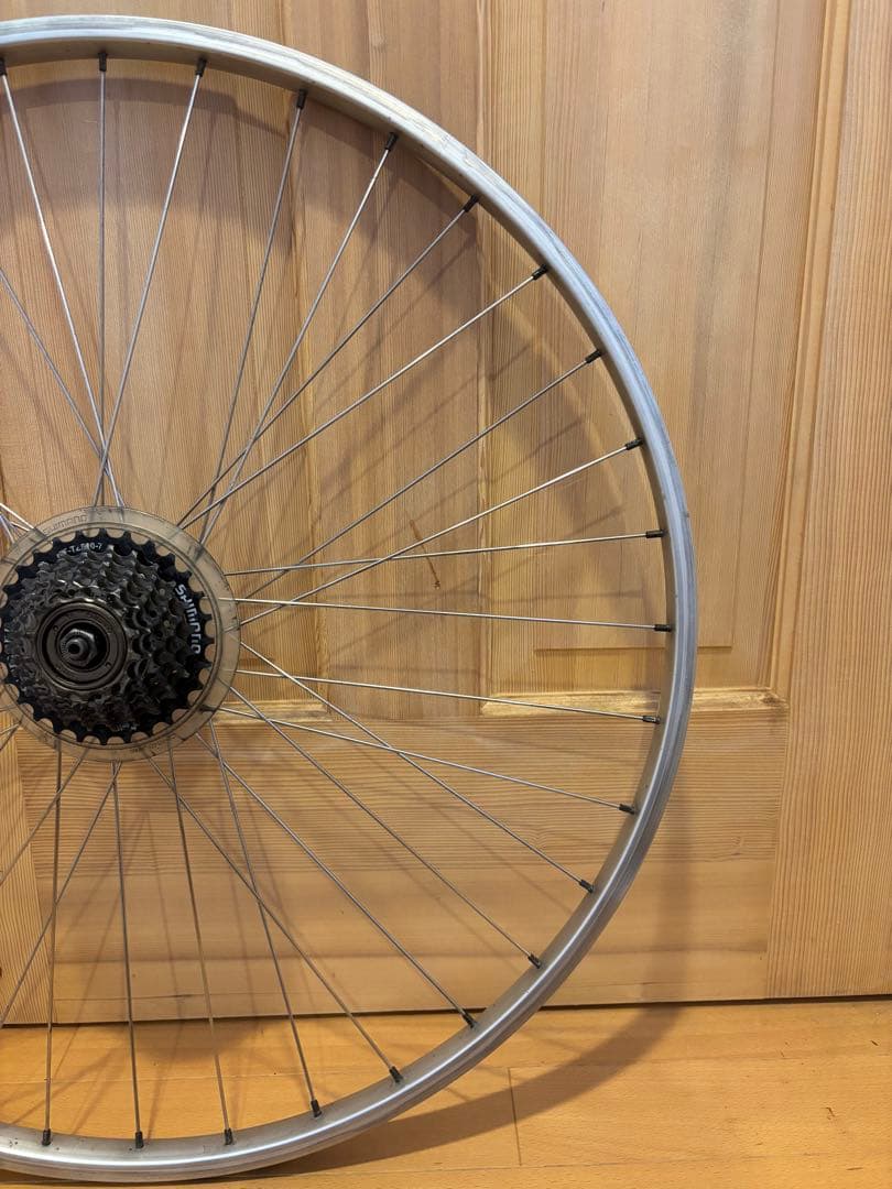 ARAYAリム　700cクリンチャー　完組ホイール前後セット　スプロケ付き