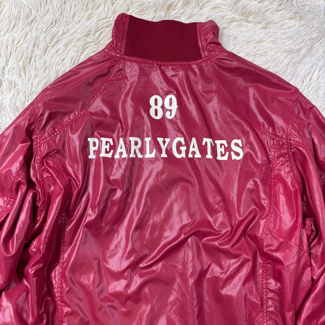 パーリーゲイツ 89 ナイロンプルオーバー ロゴ入り ゴルフウェア XL相当