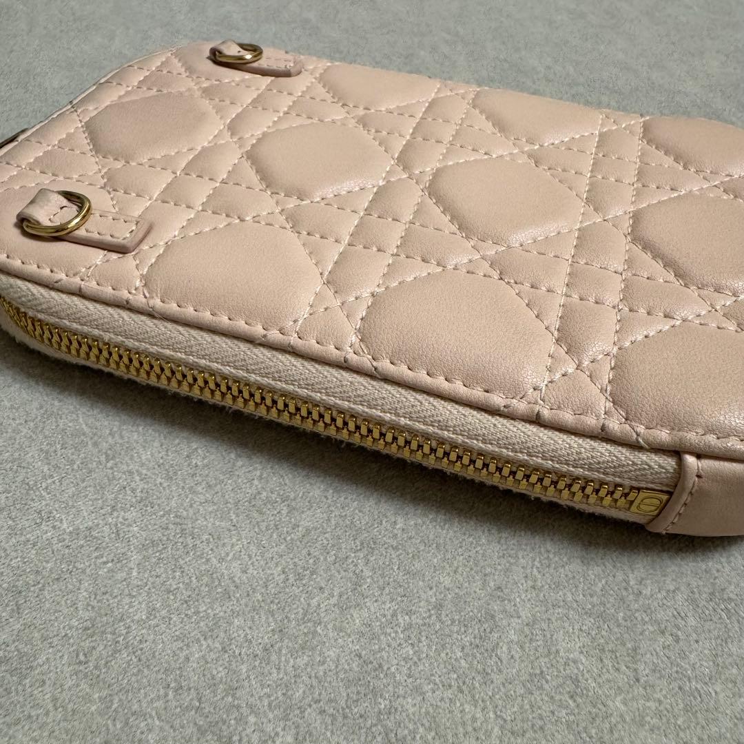 DIOR ディオール フォンホルダー カナージュ ラムスキン