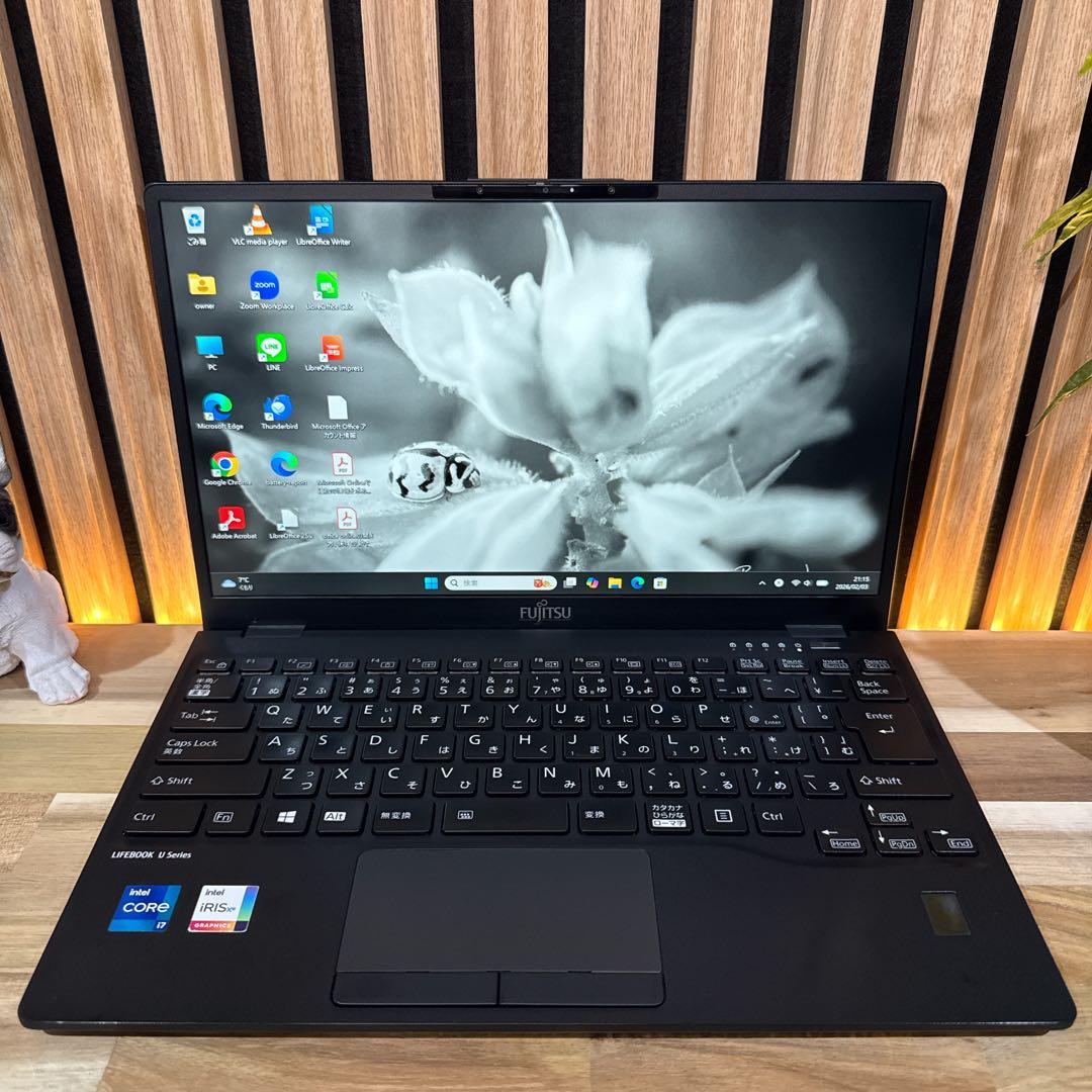 美品‼️LIFEBOOK☘️最高峰i7☘第11世代☘️フルHD☘最新ノートパソコン