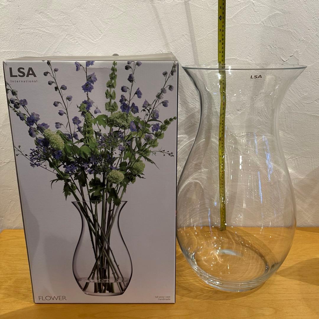 新品未使用! LSAフラワーベース 花瓶 H50cm トールポージーベース