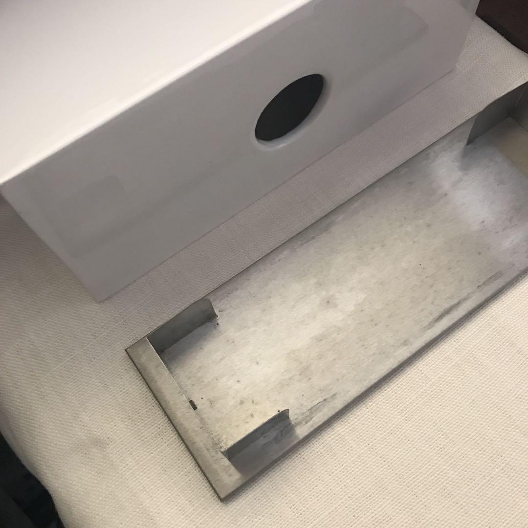 ティッシュケース  陶器  ホワイト