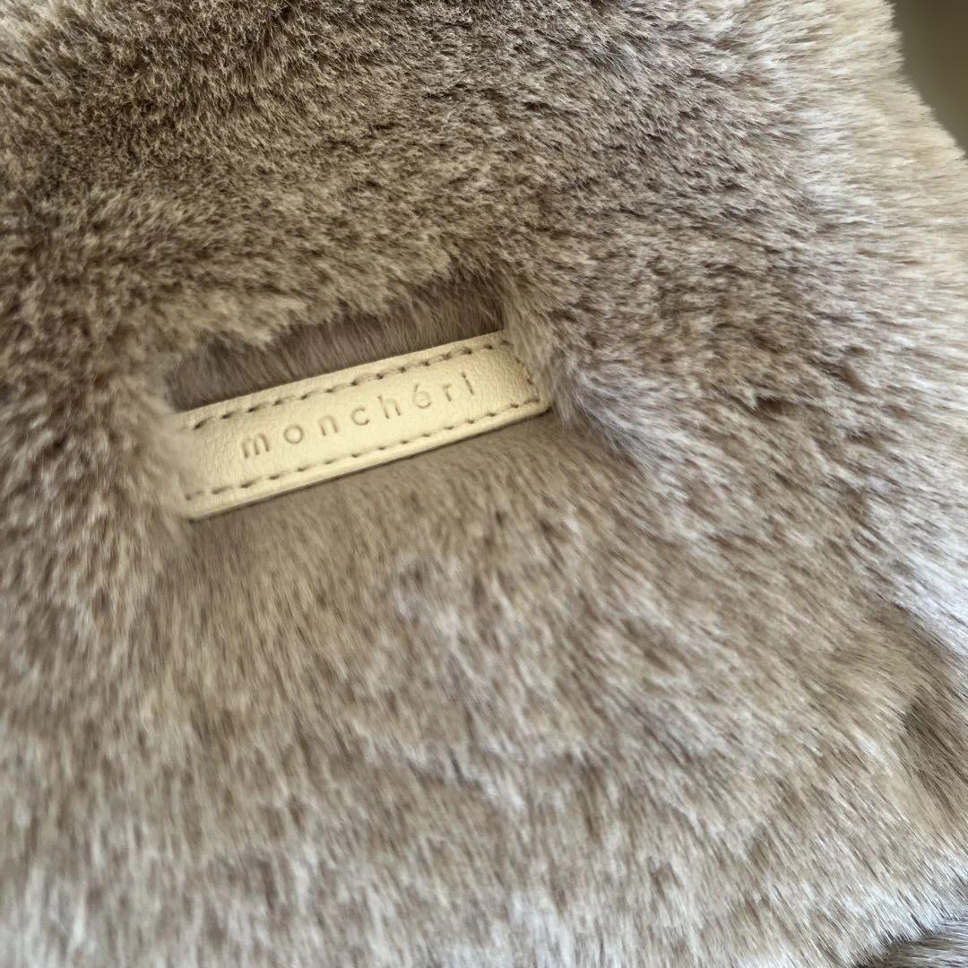 monchéri 2wayハンモック型メッシュ付きファースリングバッグ モカ