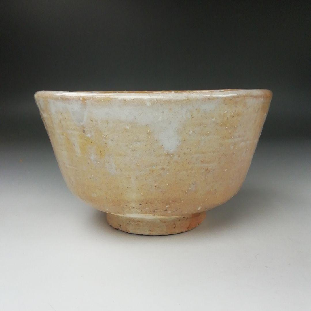 Ｔ３６６　茶碗　『萩茶碗』『野坂江月堂　野坂康起』　共箱　抹茶碗　茶道具