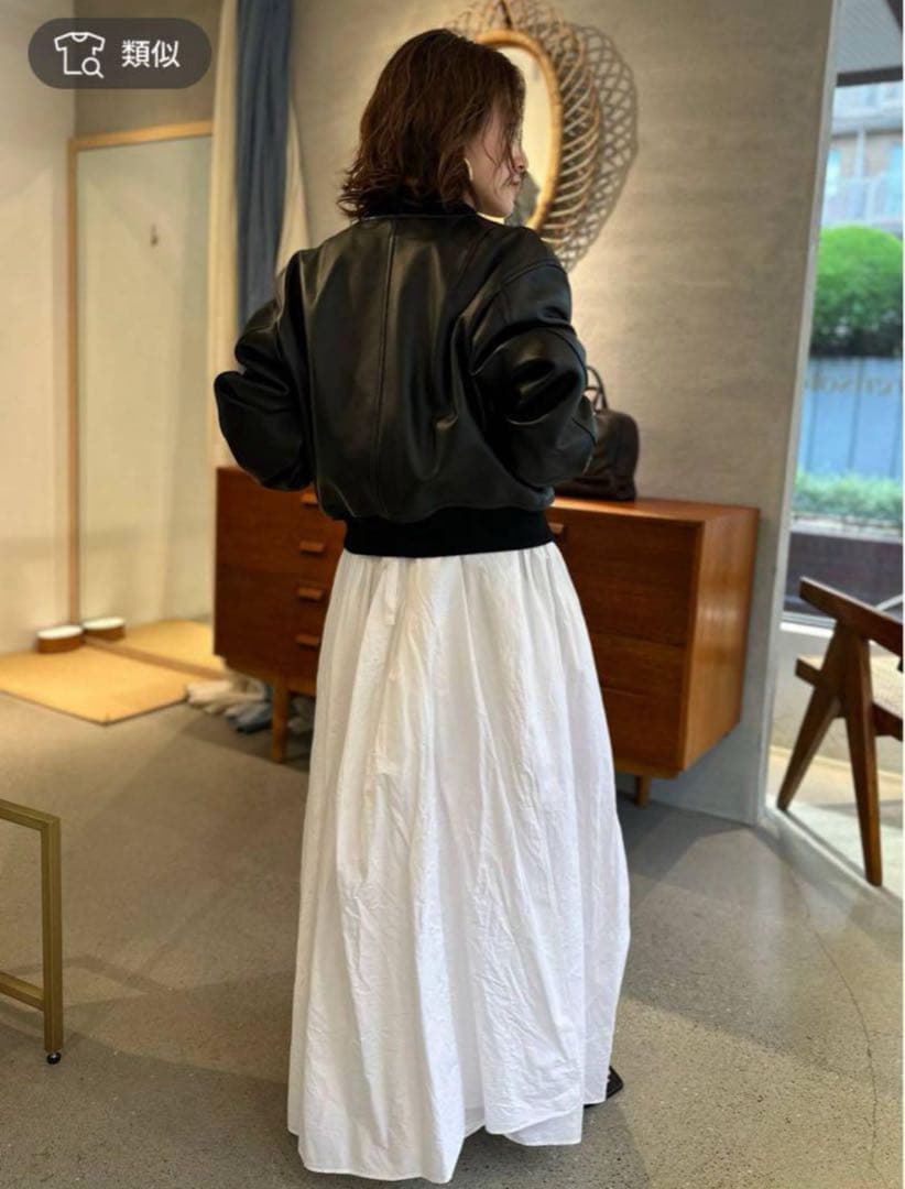 Curensology カレンソロジー【GELLI】 ショートレザーブルゾン