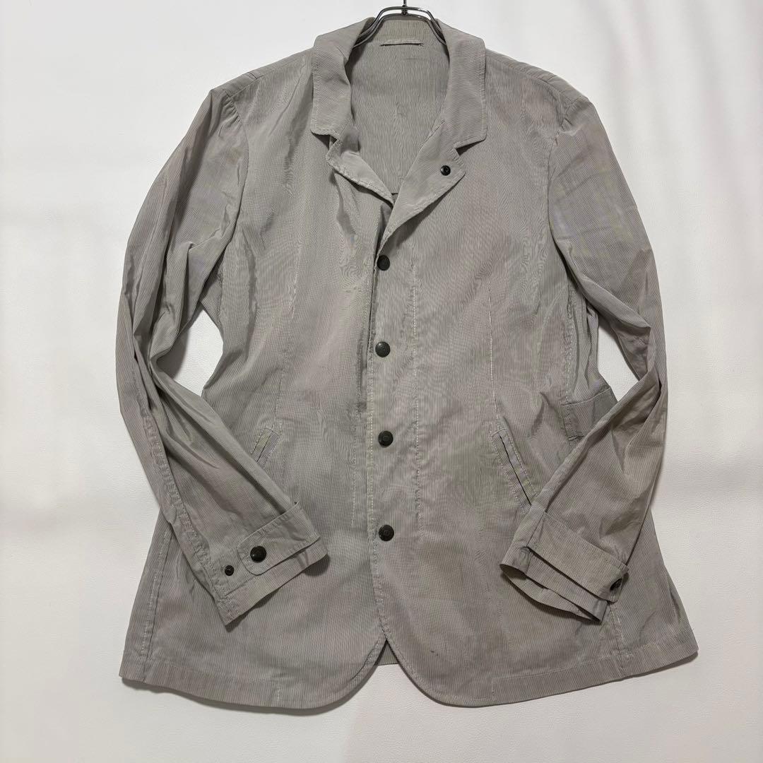 ジョルジオアルマーニ シャツジャケット 3XLサイズ リネン混 三者混