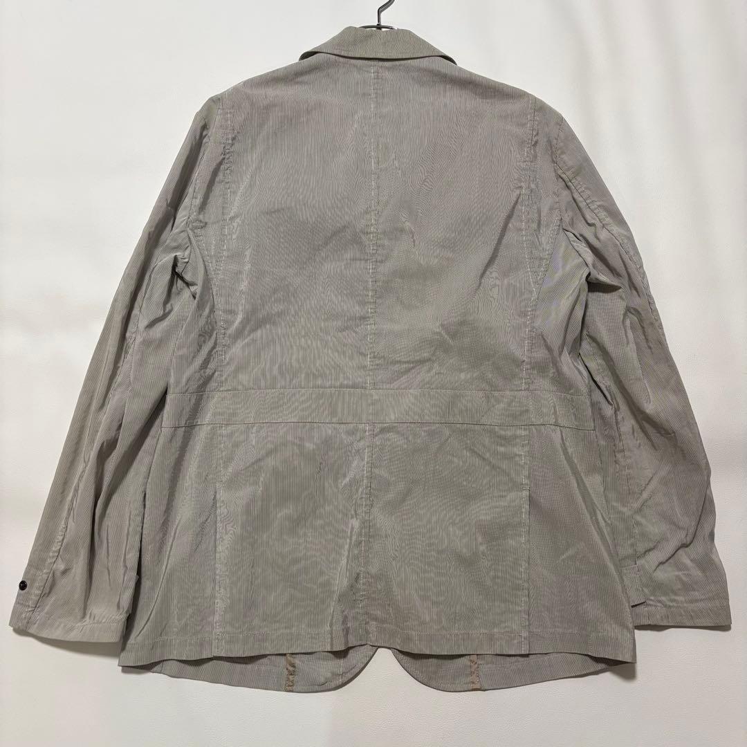 ジョルジオアルマーニ シャツジャケット 3XLサイズ リネン混 三者混