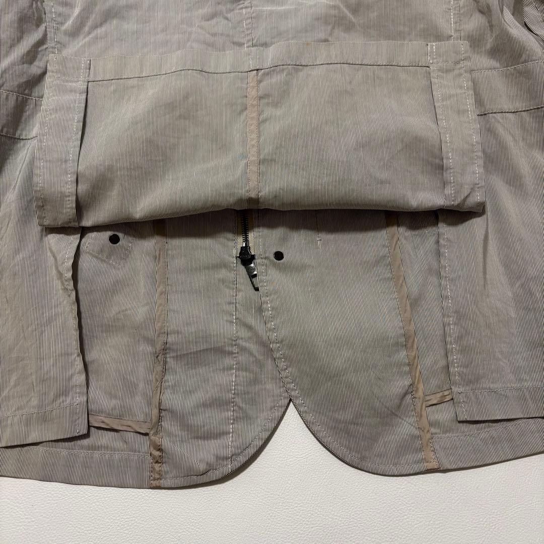 ジョルジオアルマーニ シャツジャケット 3XLサイズ リネン混 三者混