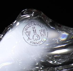 バカラ 美品 大型犬 フィギュリン 置物レア クリスタルガラス製 オブジェ