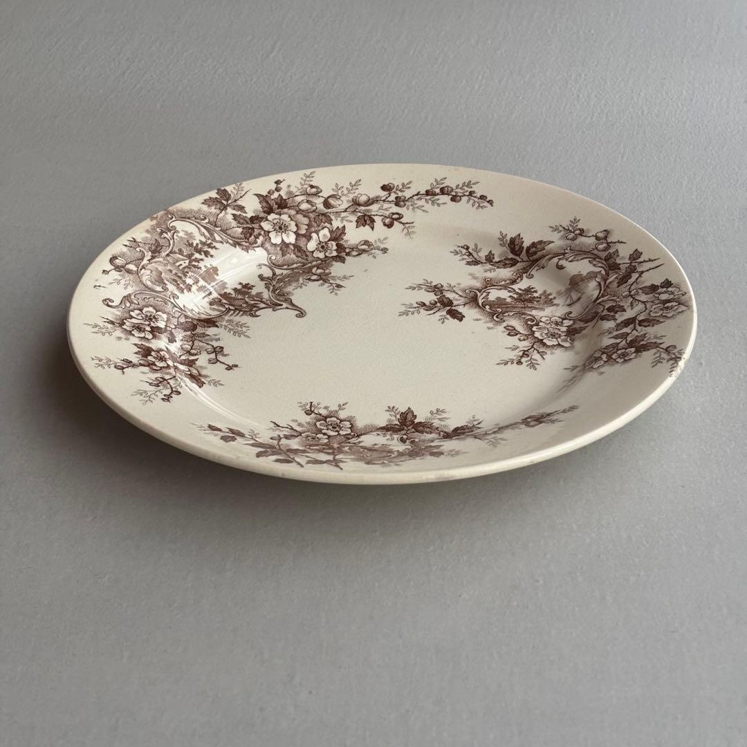 フランスアンティーク ショワジールロワ POMPADOUR ディナープレートC