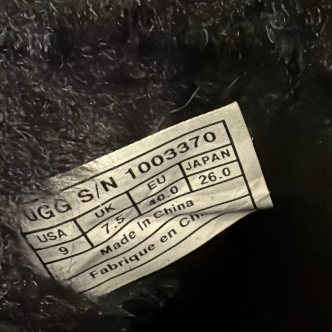 アグ　UGG ロングブーツ　ムートンサイズ9