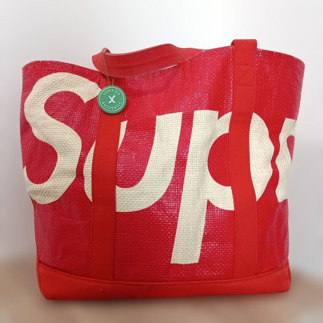 (サトシ)Supreme トートバッグ レッド